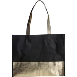 Ladies Non-Woven Glamour Shopper Gold